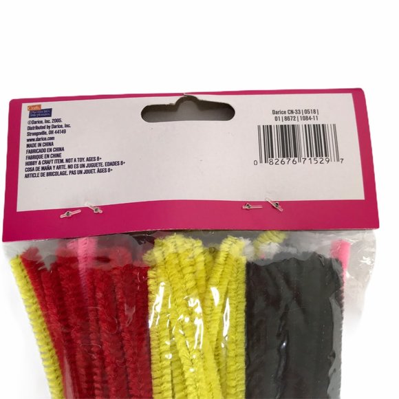 New Chenille Pipe Cleaners 100 pieces Each 12" - Picture 4 of 7